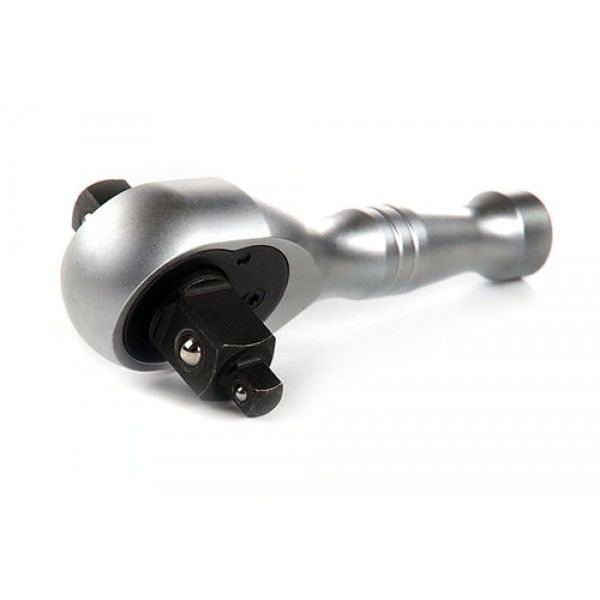 Ключ-тріскавка з металевою ручкою 2-х сторонній CrV 1/2, 3/8, 1/4 72Т APRO