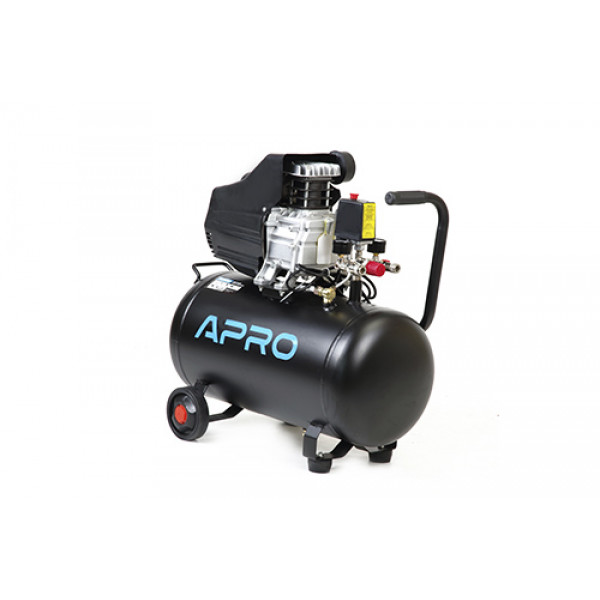 Компресор одноциліндровий OFD-50 1,5 кВт 205л/хв 8бар 50л (2 крана) + олива 0,2л APRO