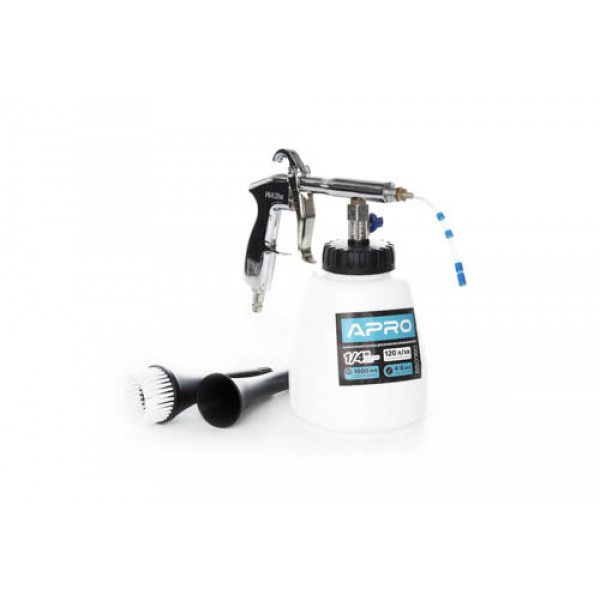 Пневмопістолет для химчистки салонів автомобілів 1000мл (торнадор) APRO
