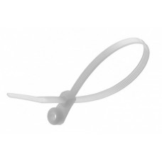 Стяжка кабельна з кріпленням 5x200 біла (пач 100шт) APRO