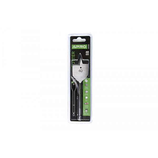 Свердло пір'яне ?40мм, довжина 150мм Cutter APRO