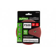 Коло шліфувальне 8 отворів (на липучці) 125мм Р320 APRO