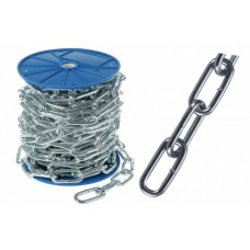 Ланцюг довголанковий оцинкований 6мм DIN 5685C бухта 18м APRO