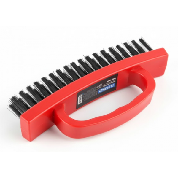 Щітка ручна пластиковий корпус, cталевий дріт APRO