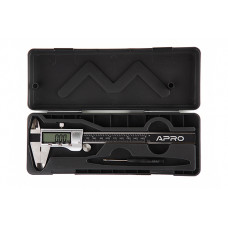 Штангенциркуль електронний 150мм металевий корпус (батарея 1,5В) APRO