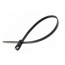 Стяжка кабельна з кріпленням 5x200 чорна (пач 100шт) APRO