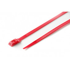 Стяжка кабельна з низьким профілем замку 8x400 червоний (100шт) APRO
