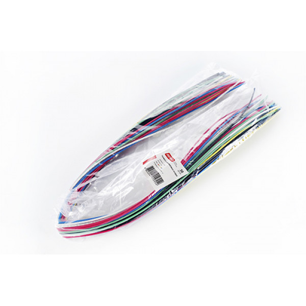 Термозбіжна трубка 1мм набір 6 кольорів (пак. 1м*30шт) APRO