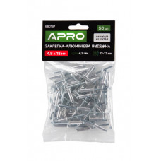 Заклепка алюмінієва витяжна 4.8х12мм 50шт APRO
