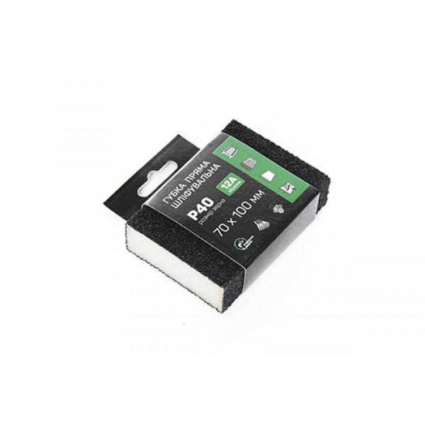 Губка шліфувальна APRO чотирьохстороння пряма P40
