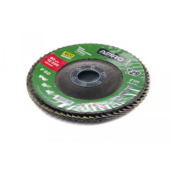 Коло пелюстково-торцеве Р60 конус 125мм (Т29) (КПТ) APRO