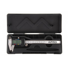 Штангенциркуль електронний 150мм пластиковий корпус (батарея 1,5В) APRO