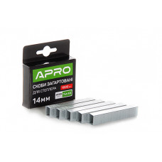 Скоби загартовані 14х11.3х0.7мм 1000шт APRO