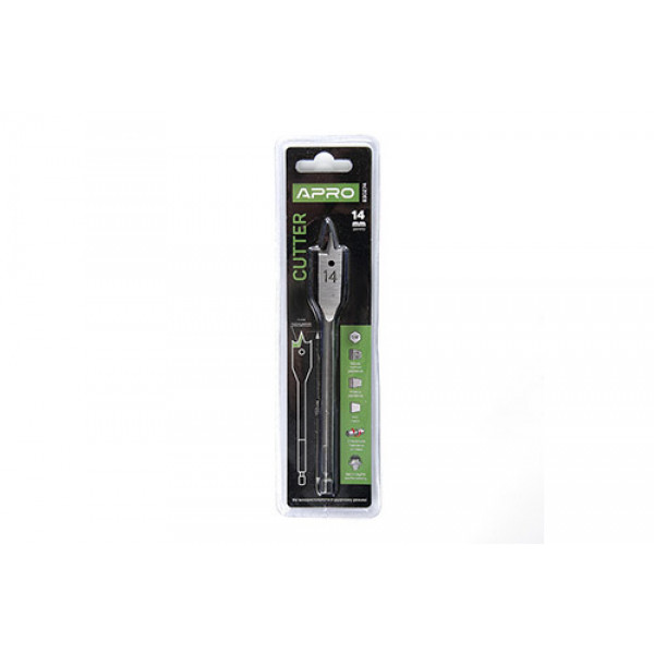 Свердло пір'яне ?14мм, довжина 150мм Cutter APRO