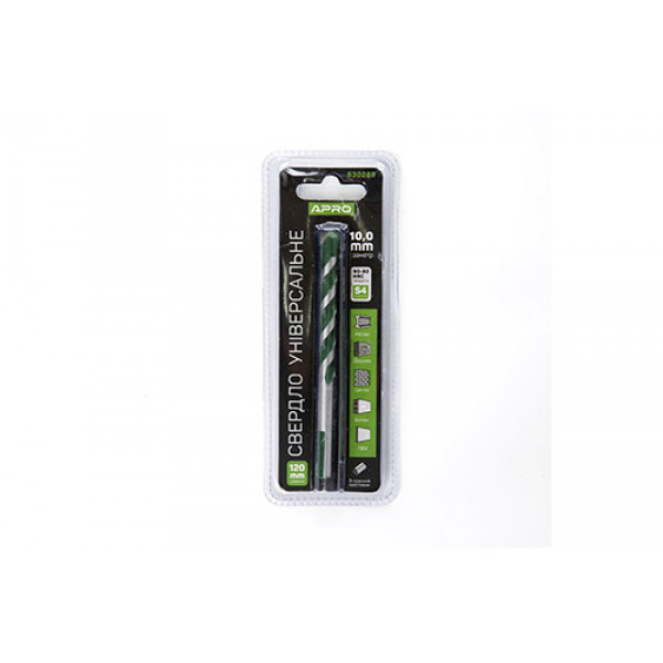 Свердло універсальне 10*120мм APRO