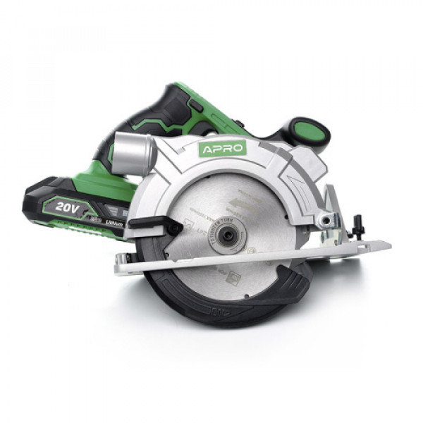 Циркулярна пила APRO 20В, 165мм, 20CS, без АКБ
