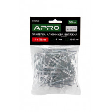 Заклепка алюмінієва витяжна 4х16мм 50шт APRO