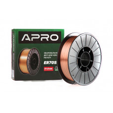 Зварювальний дріт ER70S-6 1,0мм 5кг п.б. APRO