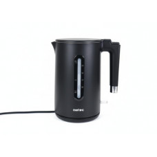Електрочайник HHB8719S 1.7л. 1800Вт, корпус пластик, чорний, подвійні стінки Metec