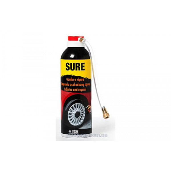 Засіб для ремонту шин SURE 300 ML-spray ATAS
