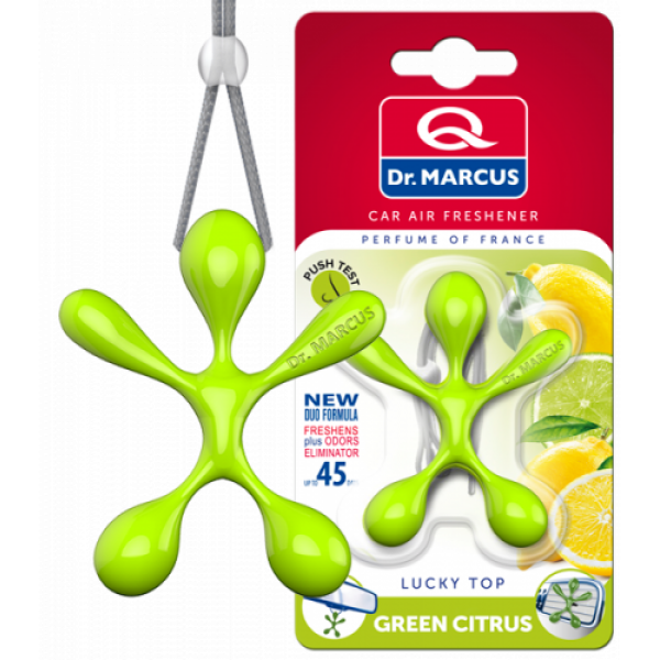 Ароматизатор LUCKY TOP цитрус (Green Citrus) (підвіс)