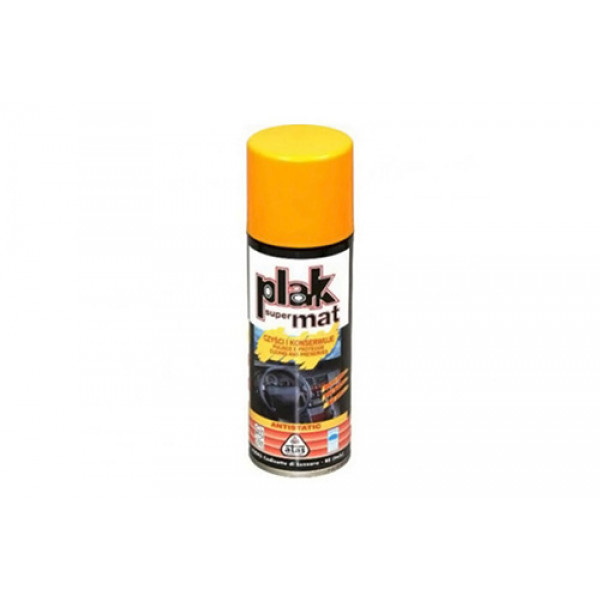 Поліроль для торпедо PLAK SUPERMAT Arancio (апельсин) 200мл (аерозольний) матовий ATAS