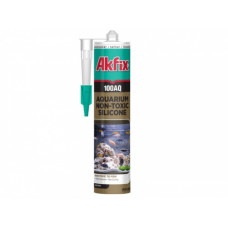 Силікон акваріумний 100AQ 280мл / 340гр чорний Akfix