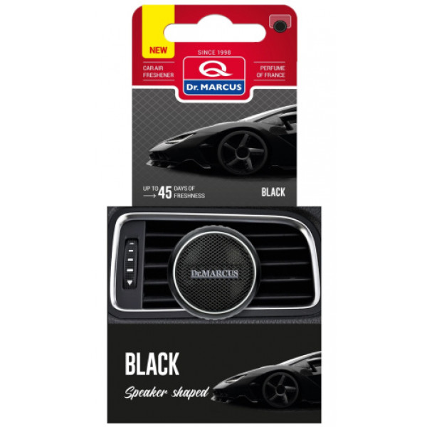 Ароматизатор Speaker Shaped 50 на дефлектор Чорний (Black) 10г Dr.Marcus