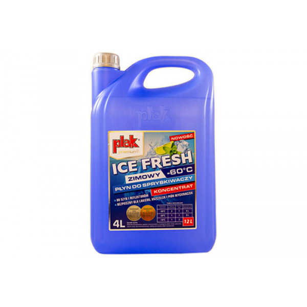 Рідина для склоомивача PLAK ICE FRESH 4л -60°C (омивач) концентрат ATAS