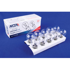 Лампа автомобільна 12V 21/5W BaY15d P21/5W (стоп-сигнали/габарити, ліхтарі заднього ходу, задні протитуманні ліхтарі) (2-х контактна) (10шт) MTA