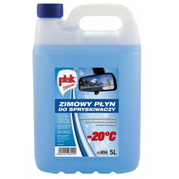 Рідина для склоочисника ZIMOWY PLYN 5л -20°C (омивач) PLAK ATAS