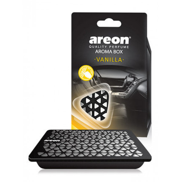 Ароматизатор AREON Aroma Box Ваниль банка (под сидение)