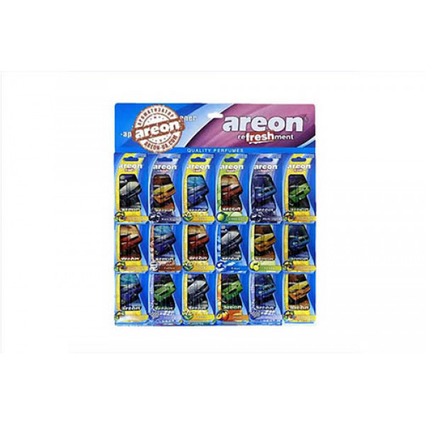 Ароматизатор AREON мікс 8,5мл (планшет 18шт) (підвіска з гелем)