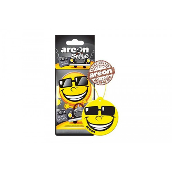 Ароматизатор Areon Smile Чорний кристал (картонна підвіска)