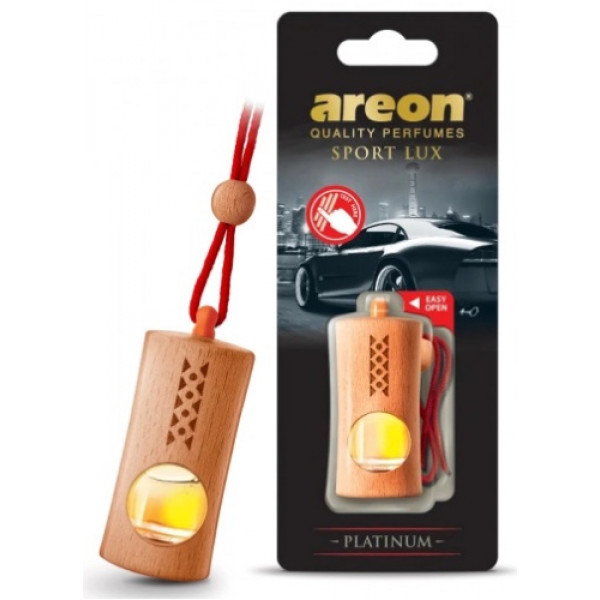Ароматизатор Fresco Sport Lux підвіска з рідиною Платина (Platinum) Areon