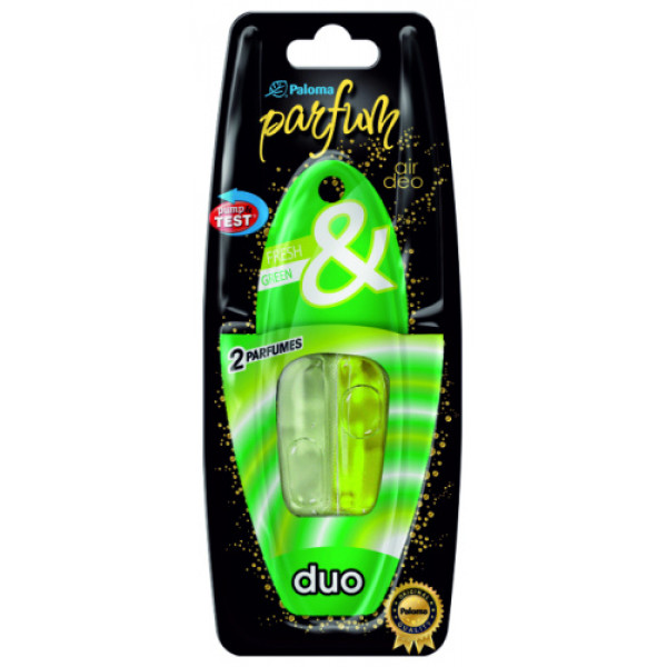 Ароматизатор Paloma DUO 5ml, FRESH GREEN (подвеска с жидкостью)