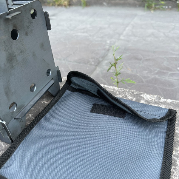 Чохол Mzavod для печі-трісочниці малої сірий