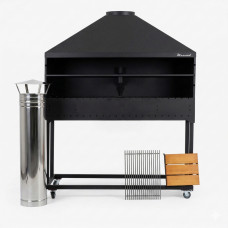 Грибок для мангалу Mzavod Кратос одностінний 1м D300 0,5 мм нержавіюча сталь