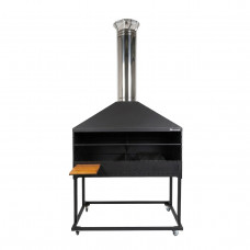 Грибок для мангалу Mzavod Кратос одностінний 1м D300 0,5 мм нержавіюча сталь