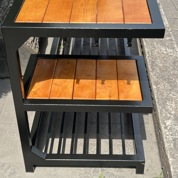 Мангал-барбекю Mzavod Одін на 12 шампурів 4мм в стилі LOFT