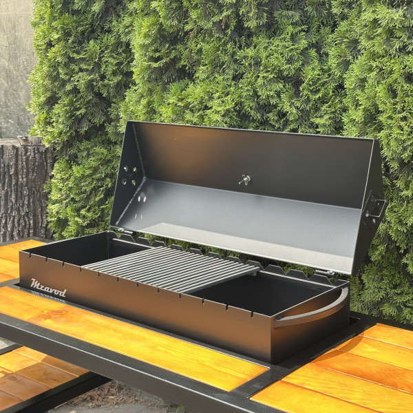 Мангал-барбекю Mzavod Одін на 12 шампурів 4мм в стилі LOFT