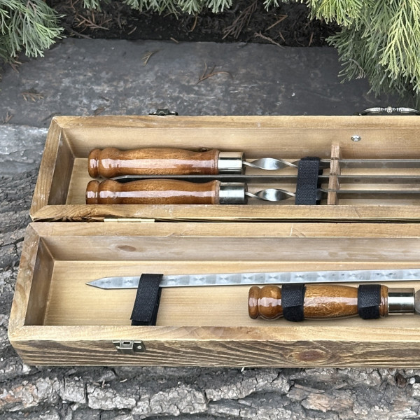 Подарунковий набір Mzavod ШашлиКейс світла текстура