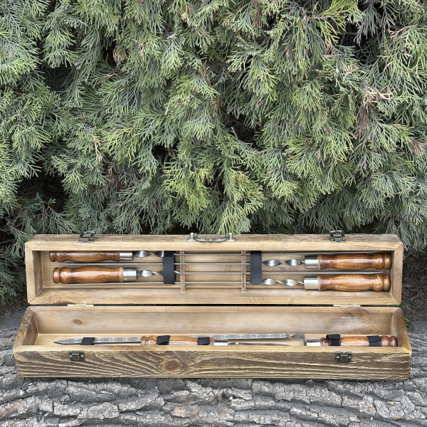 Подарунковий набір Mzavod ШашлиКейс світла текстура