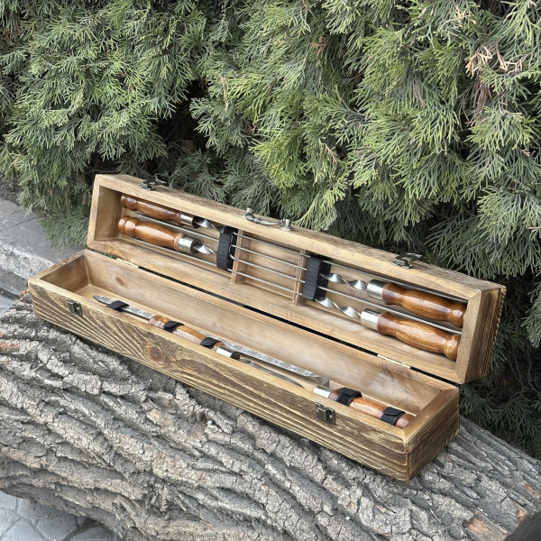 Подарунковий набір Mzavod ШашлиКейс світла текстура