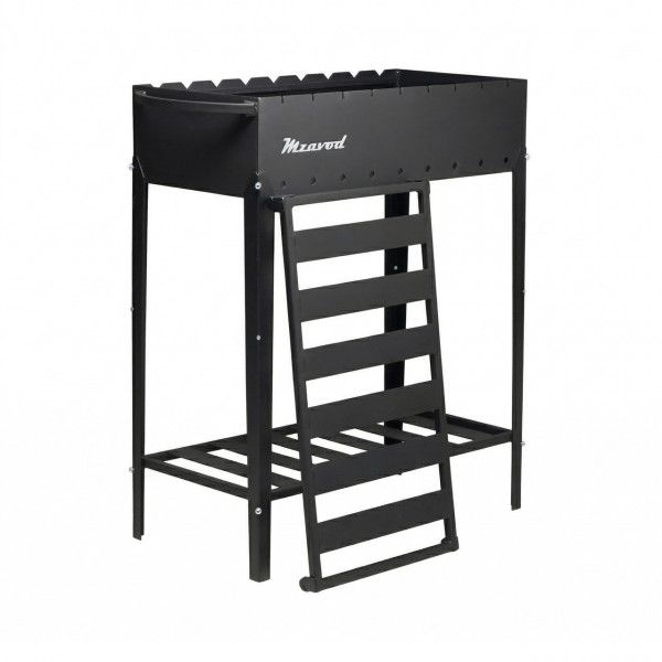 Полиця-дровник Mzavod для мангалу Еней на 9 шампурів