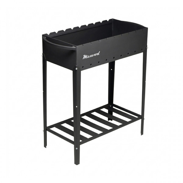 Полиця-дровник Mzavod для мангалу Еней на 9 шампурів