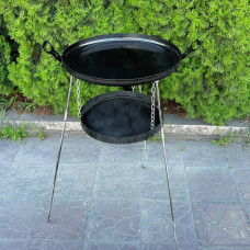 Сковорода з диску Mzavod Фрея 50см з підвісом для вогню