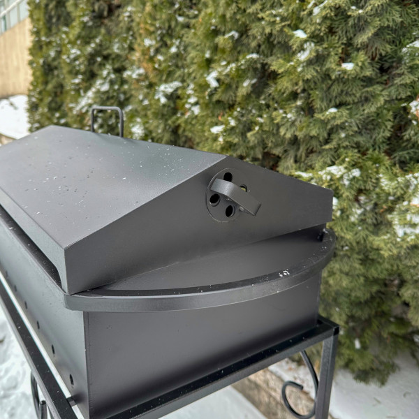 Универсальна кришка-барбекю Mzavod для мангалу на 9 шампурів