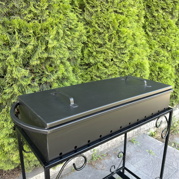 Универсальна кришка Mzavod для мангалу на 12 шампурів