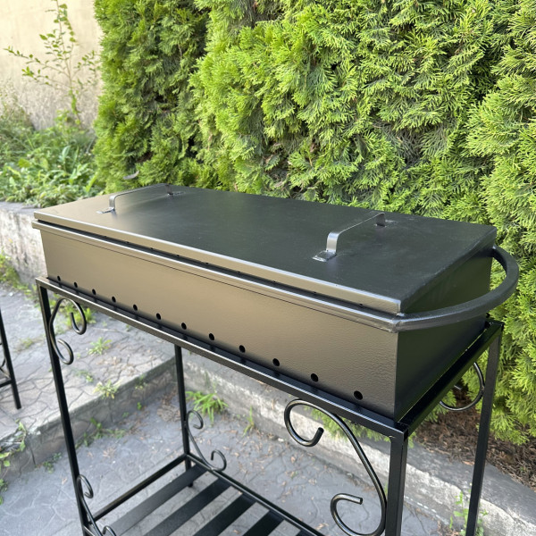 Универсальна кришка Mzavod для мангалу на 12 шампурів